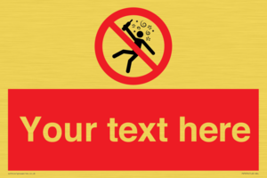 Custom prohibition Not for people in the state of intoxication